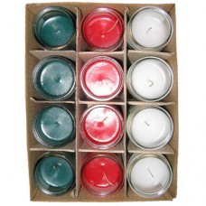 Sanctuary Tall Church Candles, Assorted Colors, 12pk   1711609